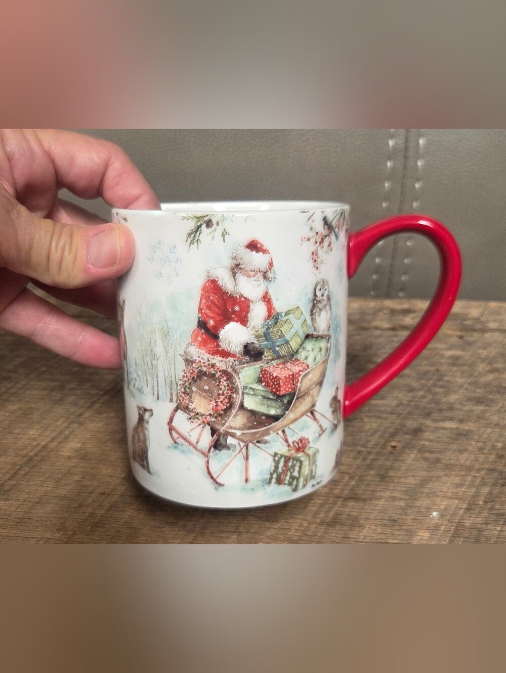 Lang Companies "Magical Holiday" 14-Oz. Ceramic Christmas Mug Bin 1H